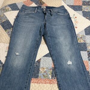 J. Crew Women's Straight Leg Blue Jeans
